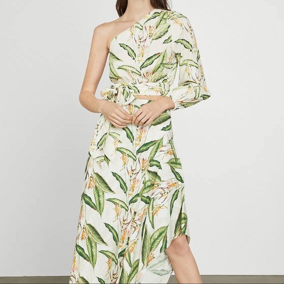 1 LEFT! BCBGMaxAzria Tropical Bird Of Paradise Skirt BNWT! Gorge!!! 🔥🔥🔥
